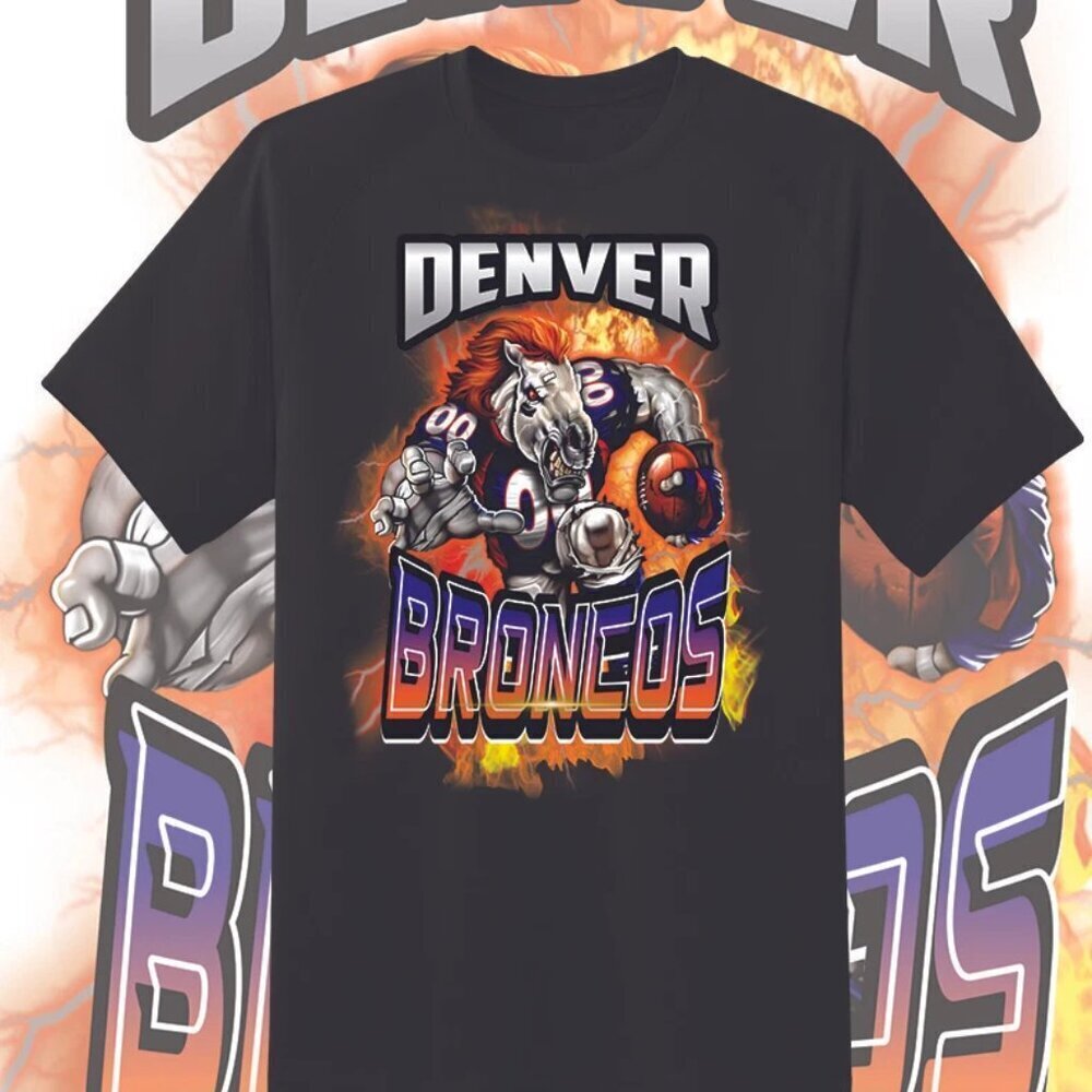 Denver Broncos Attack Unisex T-Shirt .